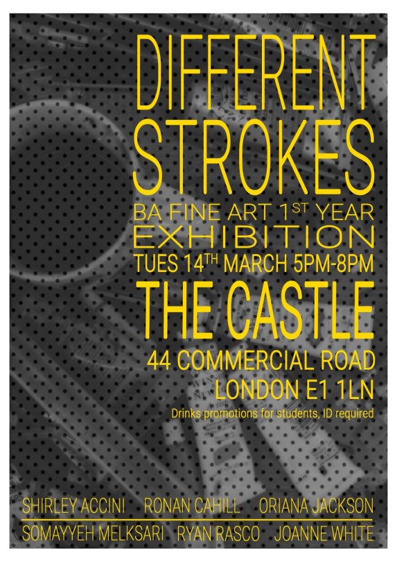 Different Strokes Exhibition 14 March 2017